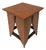 Art Deco Oak and Macassar Side Table by P.E.L. Izeren for De Genneper Molen, 1920s For Sale