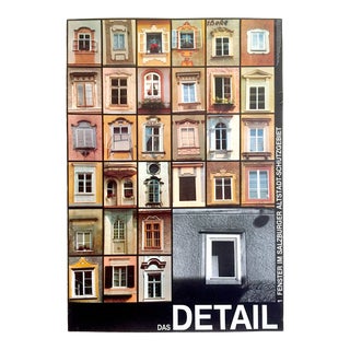 Salzburg Windows " Das Detail " Vintage 1960's Mid Century Collector's Austria Travel Poster For Sale