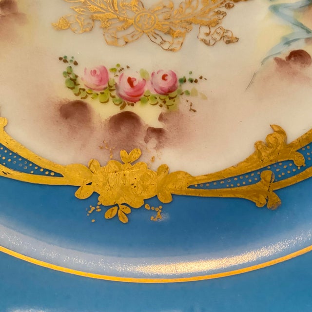 Antique Sevres Porcelain Chateau Des Tuileries Plate From the Royal Service of King Louis Philippe For Sale In Sacramento - Image 6 of 10