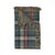 This tartan plaid woven throw blanket features forest green, navy blue, muted cranberry, cream, and golden ochre in a...