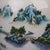 Famille Rose Landscape Porcelain Ginger Jar, Chinoiserie Decor Canister For Sale - Image 4 of 9