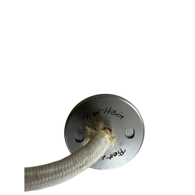 Glass Piet Hein Sinus 550p Opal Glass Pendant Chandelier Danish For Sale - Image 7 of 7