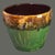 Vintage Majolica Robinson Ransbottom Sun & Moon Glazed Pottery Jardinière Planter For Sale - Image 4 of 11