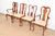 Queen Anne Henkel Harris Style Queen Anne Solid Mahogany Dining Chairs, Set of Four For Sale - Image 3 of 11