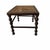 Antique Walnut and Cane Spool Bobbin Leg Footstool, Plant /Display Stand For Sale - Image 6 of 8