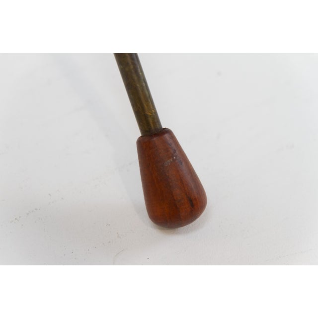 Vintage Danish Teak Tripod Side Table, 1950s For Sale - Image 9 of 17