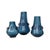 Blue Admiral Bulb Vase For Sale - Image 8 of 11
