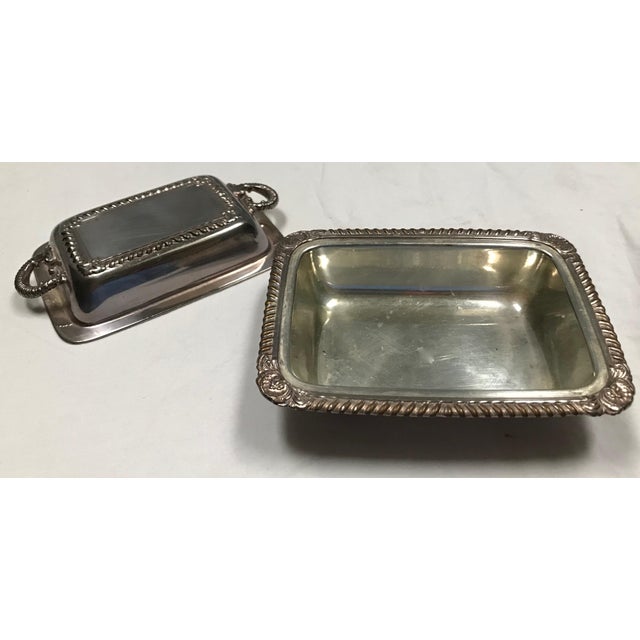 Mid-Century Modern Miniature Covered Butter Dish For Sale - Image 3 of 5
