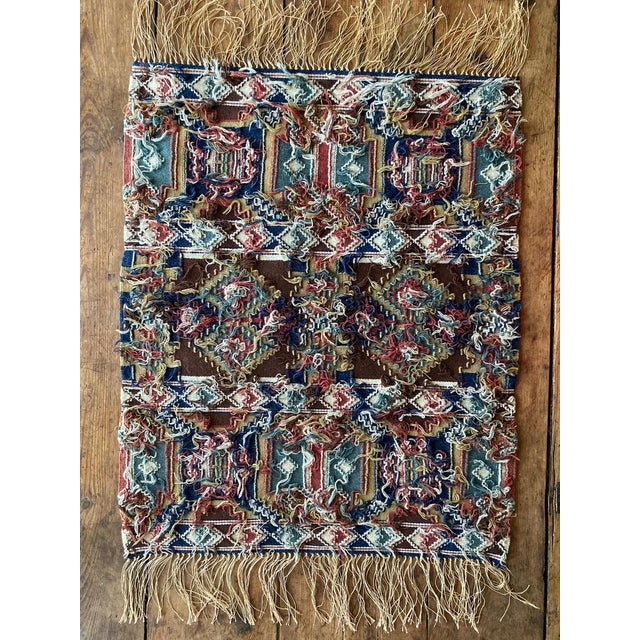 Swedish Folk Art Hand-Crafted Röllakan Tapestry, 19th Century For Sale - Image 10 of 12