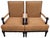 Jacobean Louis XIII Style Bobbin Turned Lounge Armchairs Ebonized Nailhead Pair For Sale - Image 13 of 15