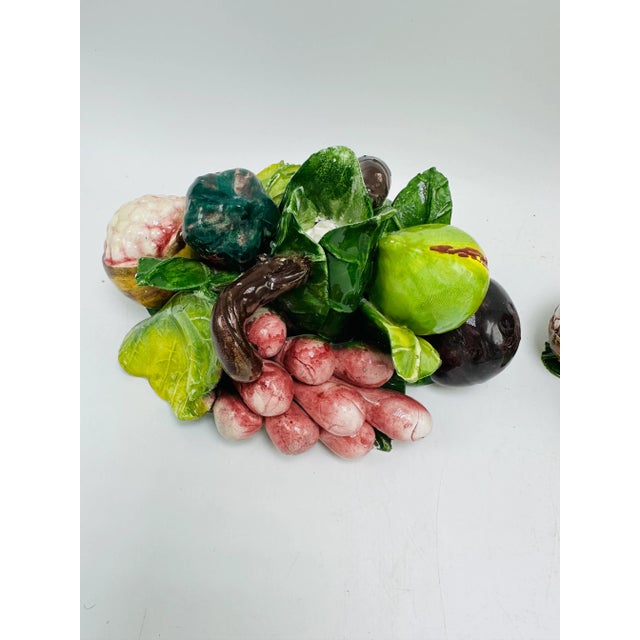 Vivid colors, beautiful design, these Italian candle holders are large enough to make a nice display! Ceramic with a high...