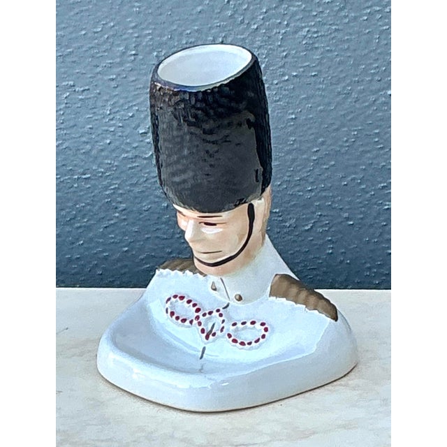 Vintage Glazed Ceramic Soldier Valet For Sale - Image 12 of 12