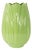Field Green Tall Ceramic Vase For Sale