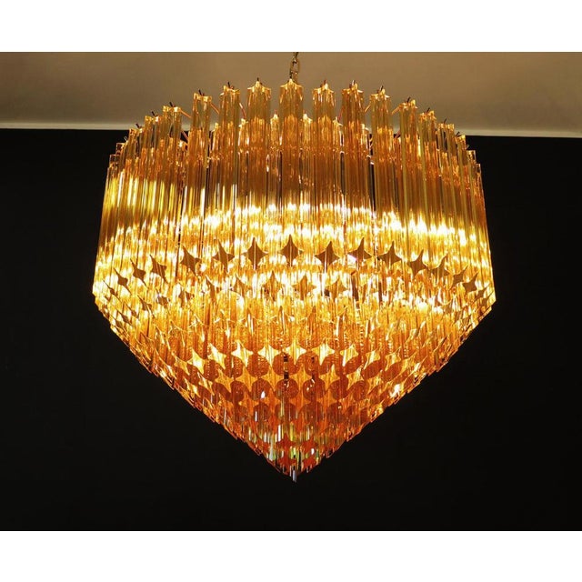 Quadriedri Murano Glass Chandeliers, Set of 2 For Sale - Image 14 of 18