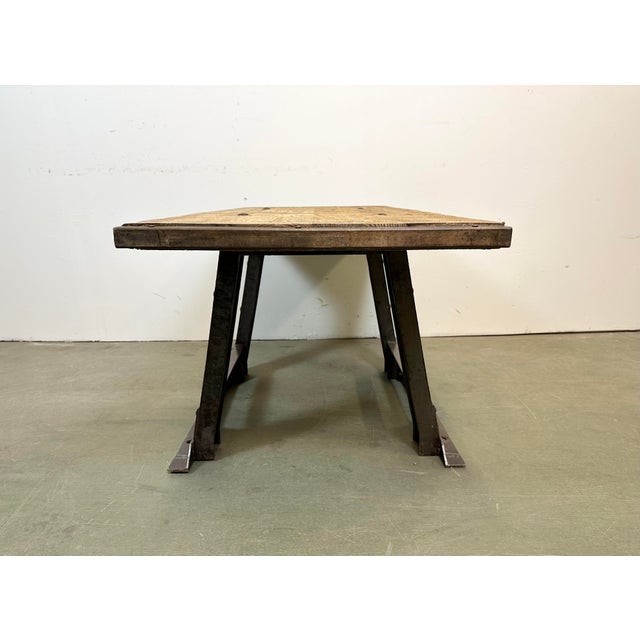 Industrial Riveted Coffee Table, 1960s For Sale - Image 11 of 18