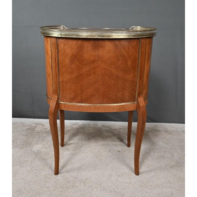 Small Early 20th Century Transition Kidney-Shaped Mahogany Commode For Sale - Image 13 of 18