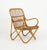Wood Mid-Century Bamboo and Rattan Armchairs in the style of Tito Agnoli, Italy 1960s For Sale - Image 7 of 16