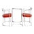 Vintage Faux Metal Bamboo Patio Hollywood Chairs and Table Set For Sale