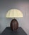 Mid-Century Boho Pencil Reed Rattan Table Lamp with Mushroom Shade, 1970s For Sale - Image 15 of 18