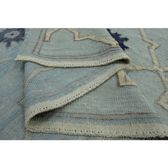 Textile Kilim Oriental Handmade Flatweave 10'2" x 14'5" #17901 For Sale - Image 7 of 8