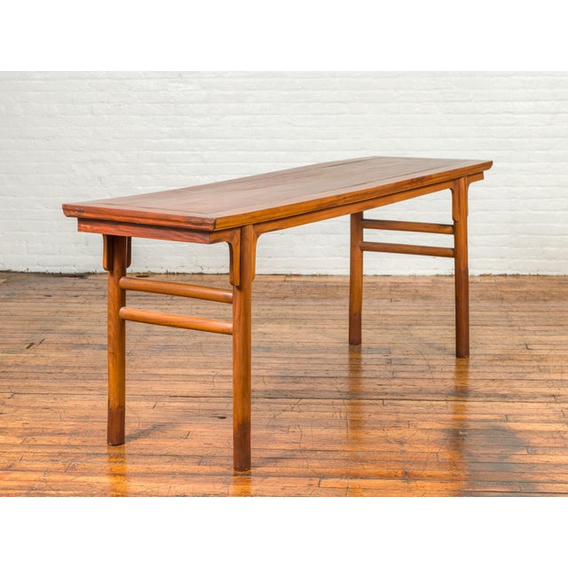 Chinese Ming Dynasty Style Elmwood Altar Console Table ...