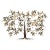 Vintage C. Jeré 'Tree of Life' Brutalist Wall Sculpture, Signed For Sale