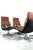 Set of 4 very rare jorge zalzupin high ‘commander’ conference chairs, designed in the 60s for l’atelier, brasil. Beautiful...