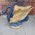 Late 20th Century Vintage Hollywood Regency Parcel Gilt Swan Pedestal Dining Table Base - Newly Painted For Sale - Image 5 of 13
