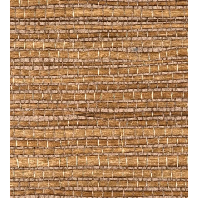 Contemporary The House of Scalamandre Justin Jute Wallcovering, Cocao For Sale - Image 3 of 3