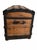Late 19th Century Antique Victorian Dome Top Steamer Trunk For Sale - Image 4 of 5