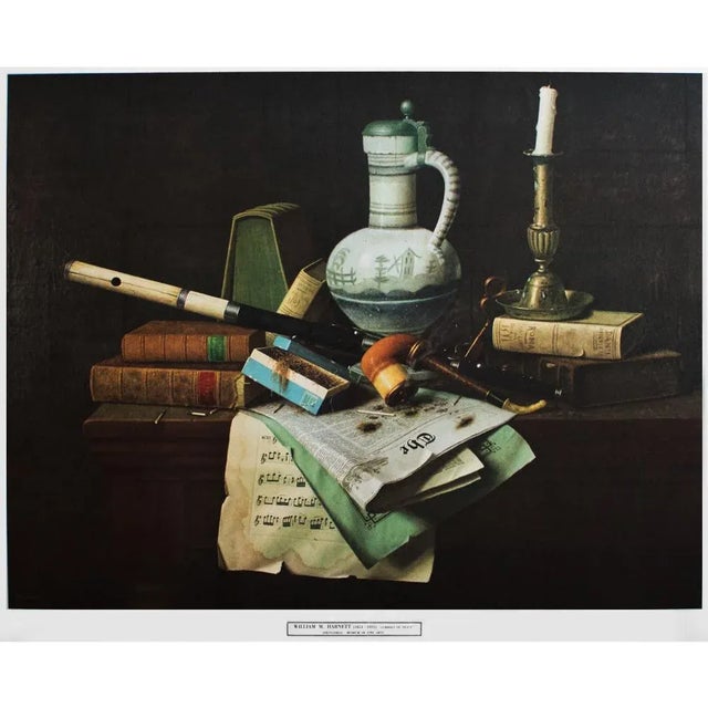 XL After William M. Harnett "Symbols of Peace", Vintage Poster For Sale - Image 12 of 13