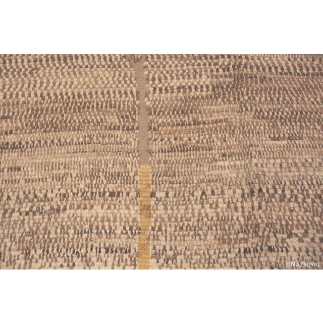 Eclectic Tribal Design Modern Contemporary Rug For Sale - Image 4 of 5