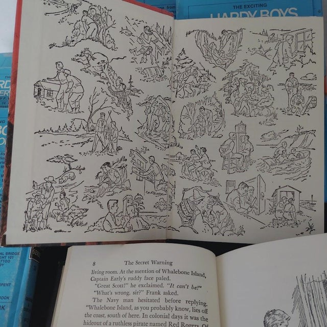 1960s the Hardy Boys Mystery Stories Collection Blue Gift Set, Series # 11 - 20 For Sale In Houston - Image 6 of 8
