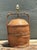 Vintage Woven Rattan Basket Lamp For Sale - Image 9 of 12