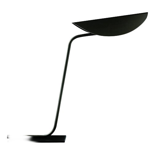 Table Lamp in Black Metal by Christophe Pillet for Oluce For Sale
