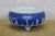 Ceramic Vintage Wedgwood Blue Jasperware Candlesticks Creamer Sugar Teapot Bowl Compote - Set of 6 For Sale - Image 7 of 16