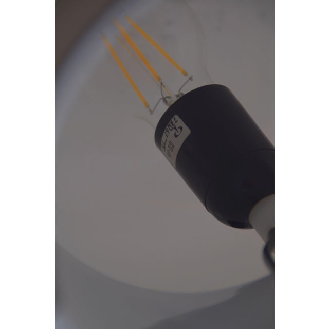 Black Vintage Lido Glass Table Lamp from Peill & Putzler, 1980s For Sale - Image 8 of 9