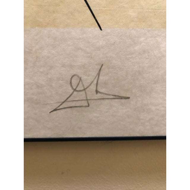 1970s Salvador Dali "The Thumb" Vision of the Angel of Cap Creus For Sale - Image 5 of 8