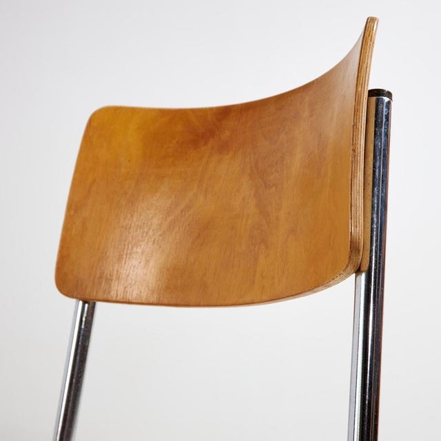 Vintage Beech Chair by Horgen Glarus, 1960s For Sale - Image 12 of 18