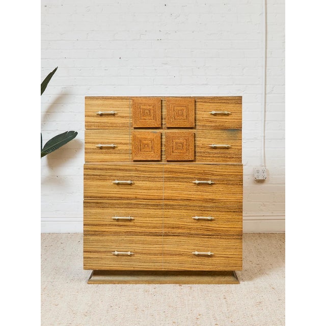 Mid 20th Century 1960s Tiki Style High Boy For Sale - Image 5 of 9