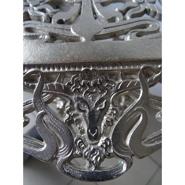 German Silver Plated Table For Sale - Image 6 of 10