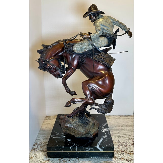 Metal Austin Barton “Attitude Adjustment” Signed Limited Edition Bronze Sculpture | 1995 For Sale - Image 7 of 18