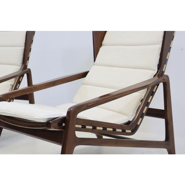 Vintage Lounge Chairs by Gio Ponti for Cassina, 1957, Set of 2 For Sale - Image 4 of 18