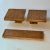 Square Bronze Push and Pull Door Handles and Letterbox, Set of 3 For Sale - Image 4 of 9