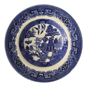 Vintage Buffalo Willow Ware Serving Bowl