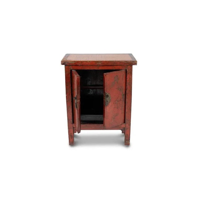 19th Century Chinese Red Lacquer Sideboards, Set of 2 For Sale - Image 5 of 13