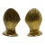 Vintage Brass Clam Shell Bookends, a Pair For Sale