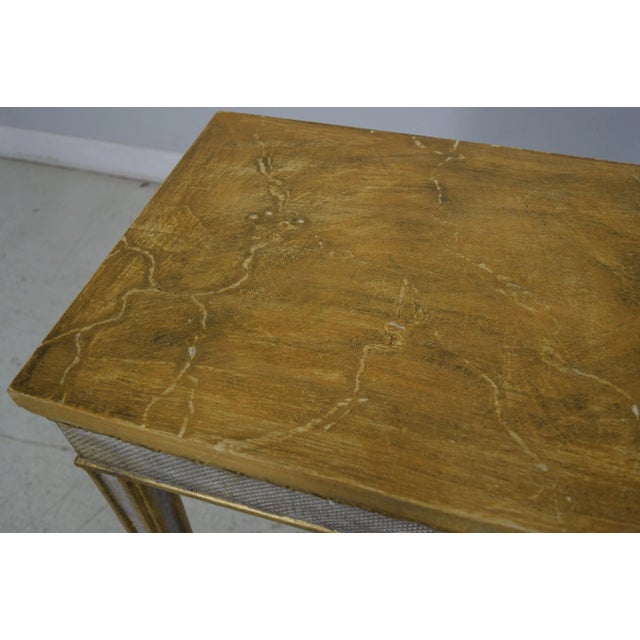 1950s Italian Neoclassical Paint Decorated Console Table For Sale - Image 5 of 11