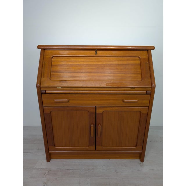 Secretary Desk in Teak For Sale - Image 15 of 15