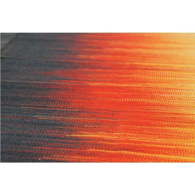 Handwoven Scandinavian Style Kilim Area Rug 9’11” X 13’4″ For Sale In Dallas - Image 6 of 13